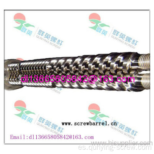 Double Twin Conical Screw Barrel For Machine 